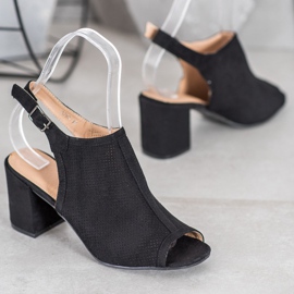 SHELOVET Sandali Chiusi Classici nero 1