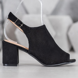 SHELOVET Sandali Chiusi Classici nero 2