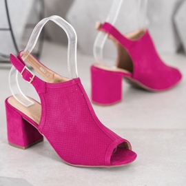 SHELOVET Sandali Chiusi Classici rosa 1
