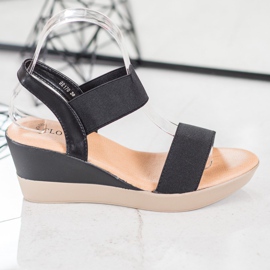 Clowse Sandali leggeri senza lacci nero 2