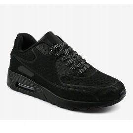 Scarpe sportive da uomo nere 5586-2 nero 1