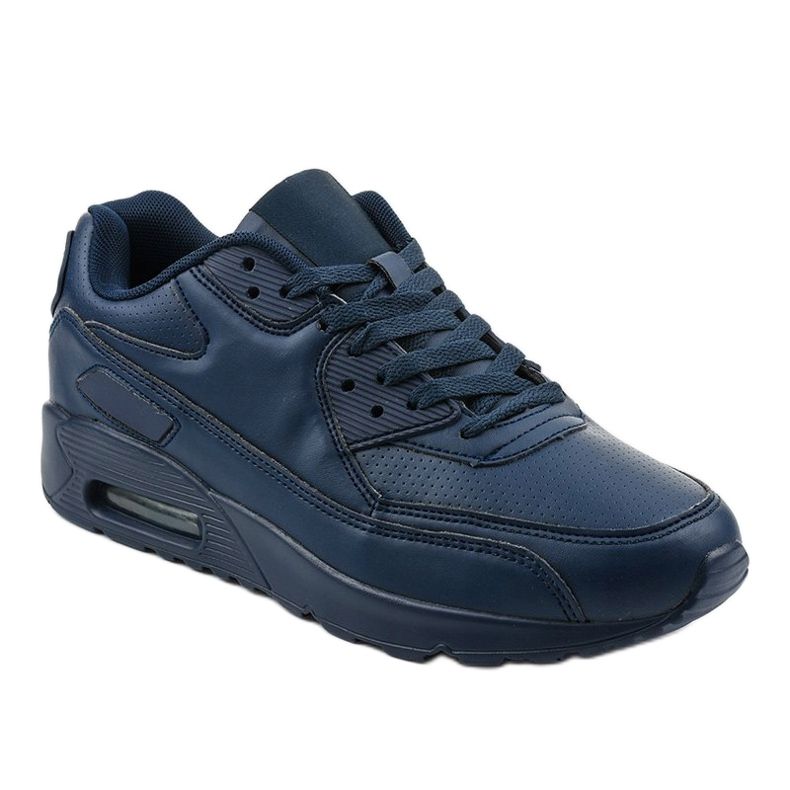Scarpe sportive da uomo blu navy 7731-4 1