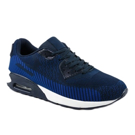 Scarpe sportive da uomo blu navy M6W-7 1