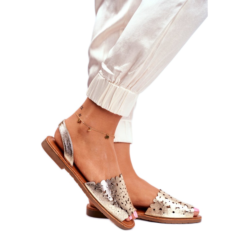 Evento Sandali slip-on dorati da donna I Like Summer d'oro 2