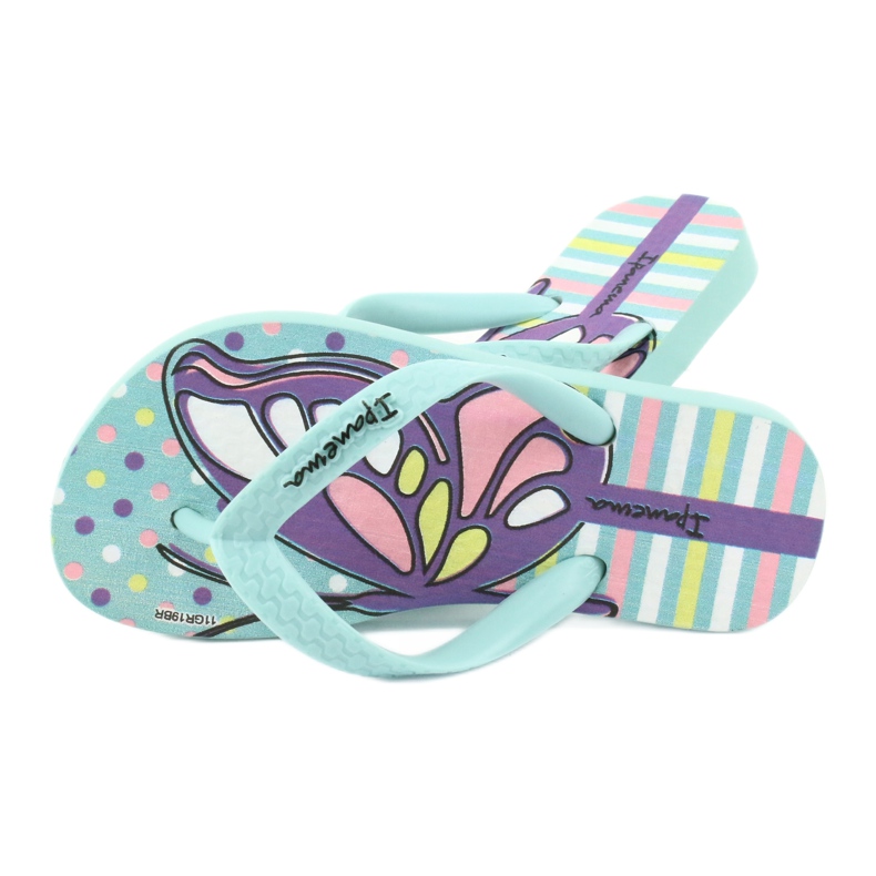Infradito farfalla Ipanema Temas KIDS 82773 viola verde 4