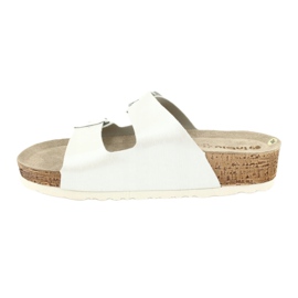 Ciabatte da donna bianco perla Inblu NM019 bianca multicolore 1