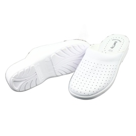 Ciabatte bianche mediche Comfooty Alessio bianco 3