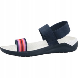 Sandali Crocs LiteRide W 205106-97W blu navy rosa 1