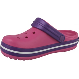 Crocs Crocband Zoccolo Jr 204537-600 viola rosa 1