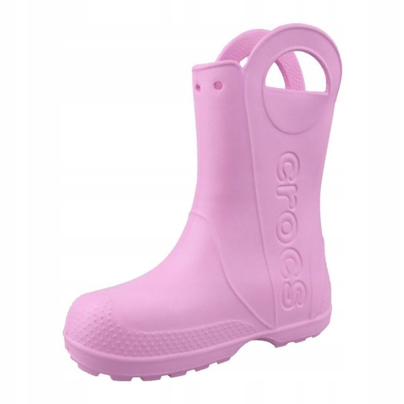 Crocs Handle It Rain Boot Kids Jr 12803-6I2 rosa 1