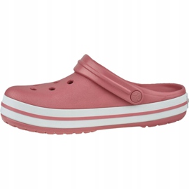 Crocs Crocband 11016-6PH scarpe bianca rosa 1