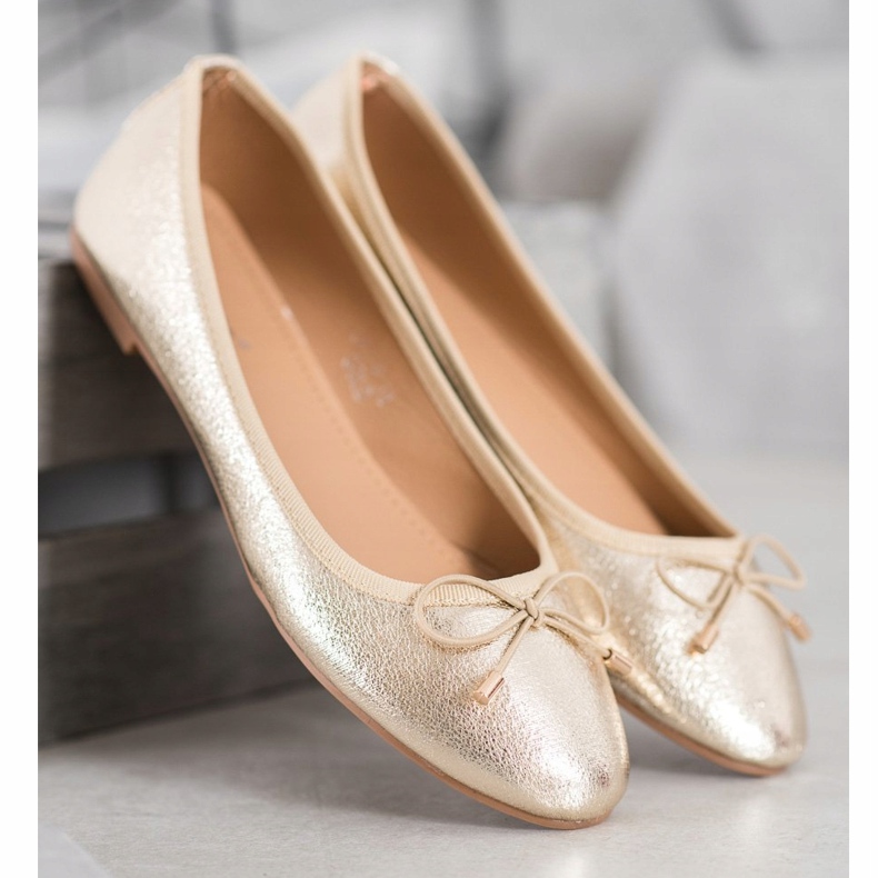 Seastar Ballerine in ecopelle d'oro 2