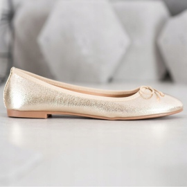 Seastar Ballerine in ecopelle d'oro 1