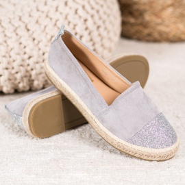 Seastar Espadrillas Con Glitter grigio 1