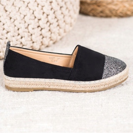 Seastar Espadrillas Con Glitter nero 1