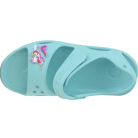 Crocs Fun Lab Unicorno Charm Sandalo K 206366-4O9 blu 2