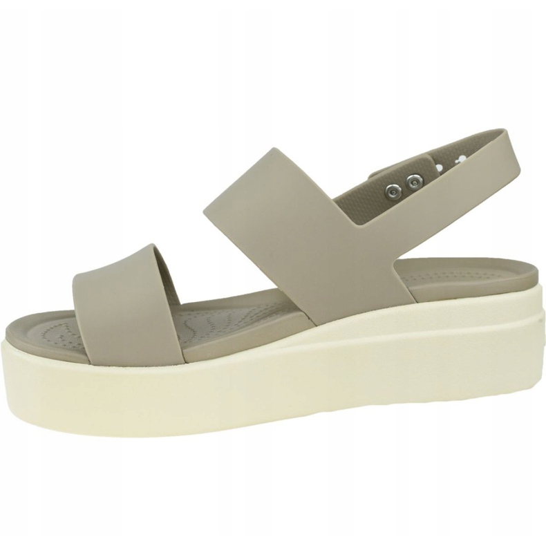 Crocs Brooklyn Low Wedge 206453-15W marrone 1