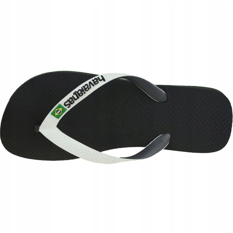 Havaianas Brasil Mix 4123206-0133 infradito bianca nero 2