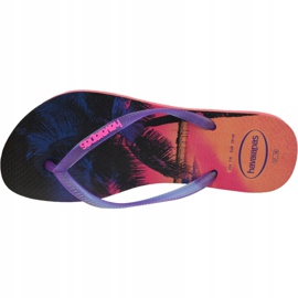 Havaianas Slim Paisage 4132614-6024 infradito blu navy rosa 2
