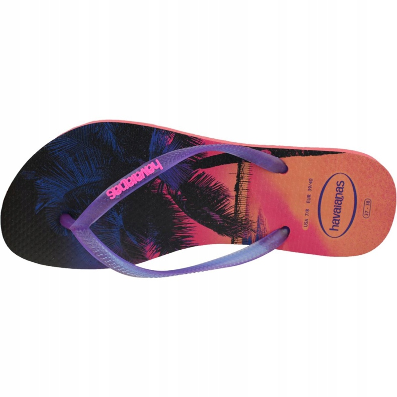 Havaianas Slim Paisage 4132614-6024 infradito blu navy rosa 2