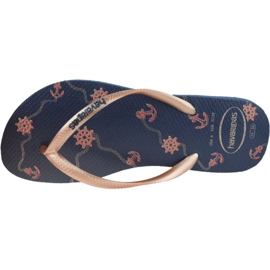 Havaianas Slim Nautial 4137125-1754 infradito viola blu navy 2