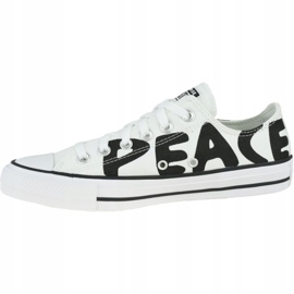 Converse Chuck Taylor All Star Peace 167894C scarpe bianca 1