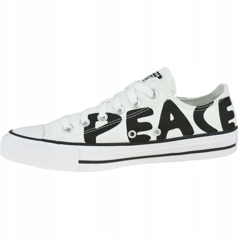 Converse Chuck Taylor All Star Peace 167894C scarpe bianca 1