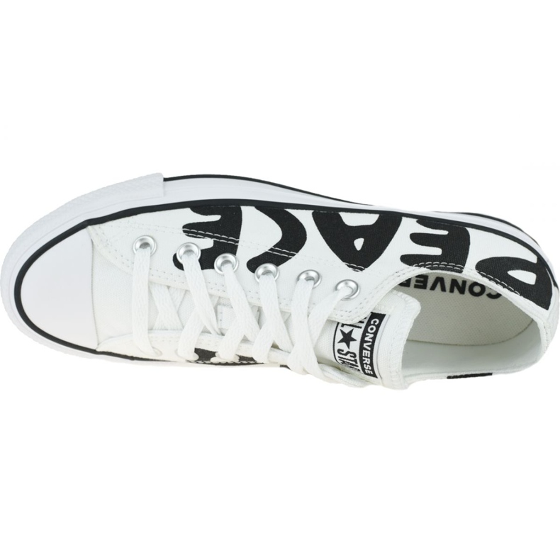 Converse Chuck Taylor All Star Peace 167894C scarpe bianco 2