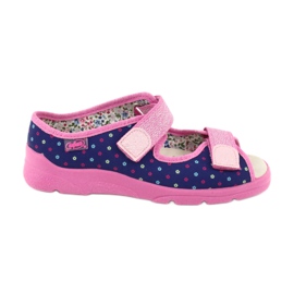 Scarpe per bambini Befado 869Y137 blu navy rosa 1
