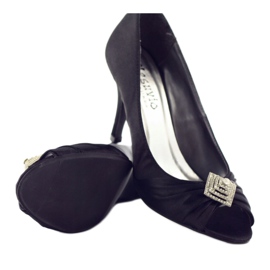 Décolleté con decoro argento McArthur 05-bk nero 4
