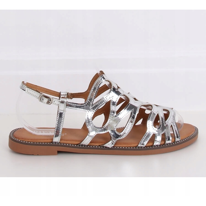 Sandali da donna argento JY52 Silver grigio 2