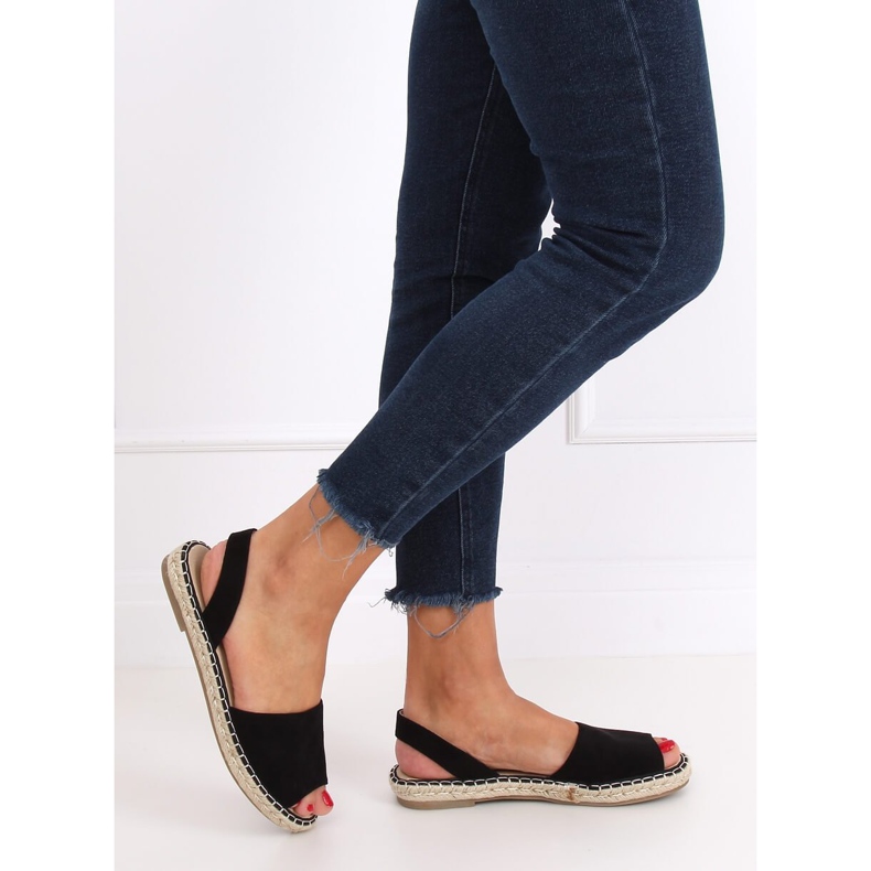 Nero nero 99-26A Espadrillas nere 1