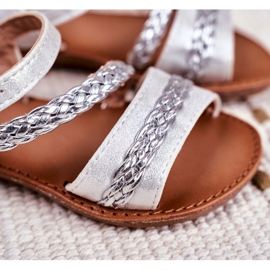 FRROCK Sandali Kremo argento per bambini grigio 3