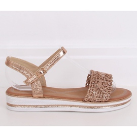 Sandali donna champagne 35-197 Champagne rosa 1