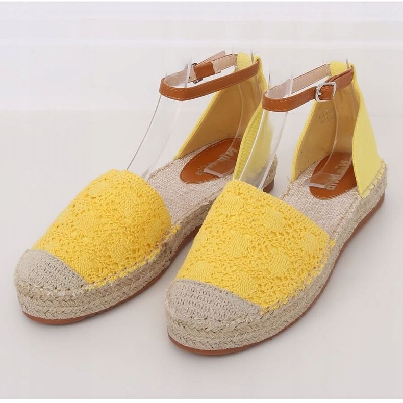 Espadrillas taglio miele 3035 Giallo 1