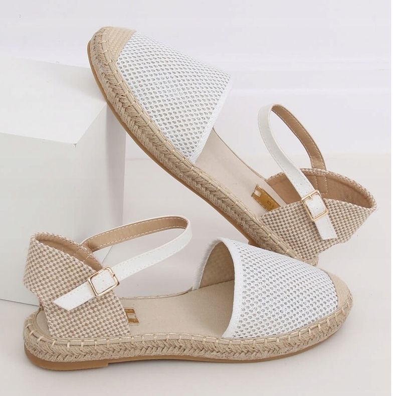 Espadrillas da donna bianche MB-64119 White bianca 1