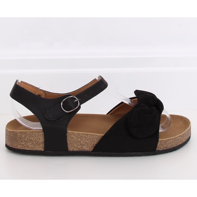 Sandali neri da donna TL8-2 Black nero 2