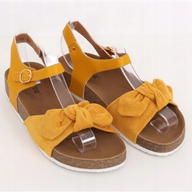 Sandali miele da donna TL8-2 Giallo 1