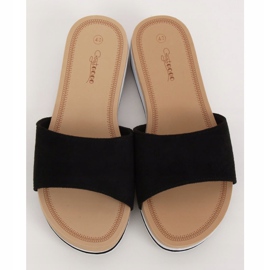 Pantofole nere da donna nere G-5036 Black nero 1