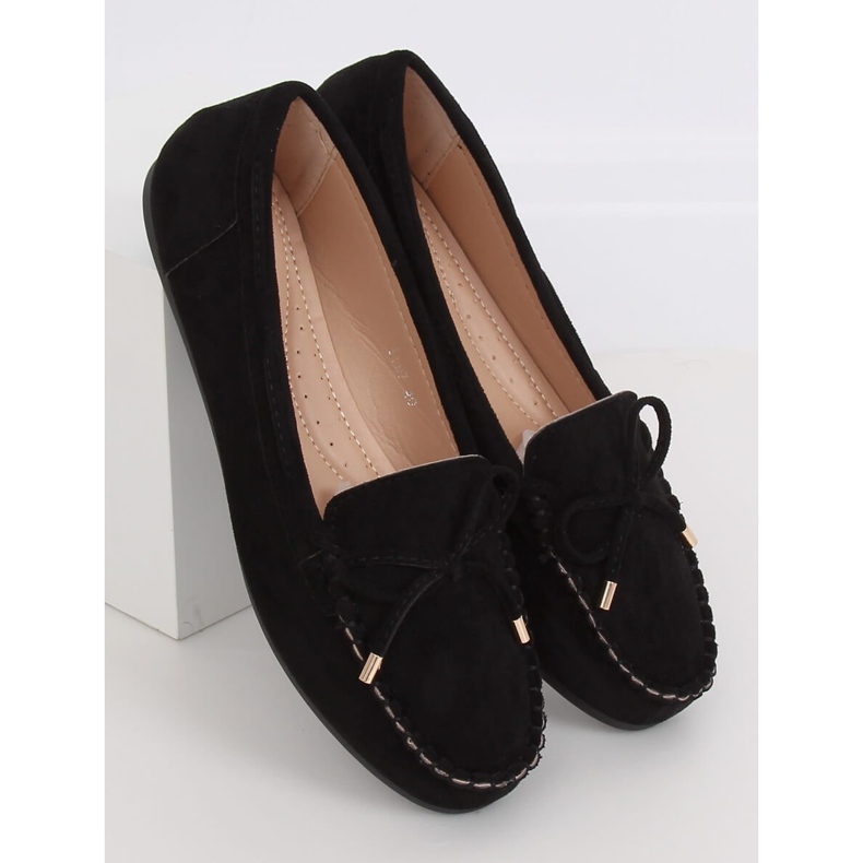 Nero Mocassini neri da donna LL97 Black 2