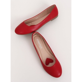 Ballerine da donna rosse YSD817 Red rosso 2