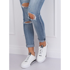 Sneakers da donna bianche CC-17 Black bianca nero 1