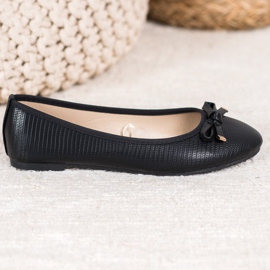 SHELOVET Ballerine casual nero 2