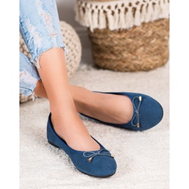 SHELOVET Ballerine casual blu 1