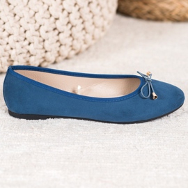 SHELOVET Ballerine casual blu 2