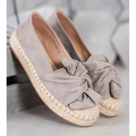 Seastar Espadrillas in pelle scamosciata sulla piattaforma beige 2