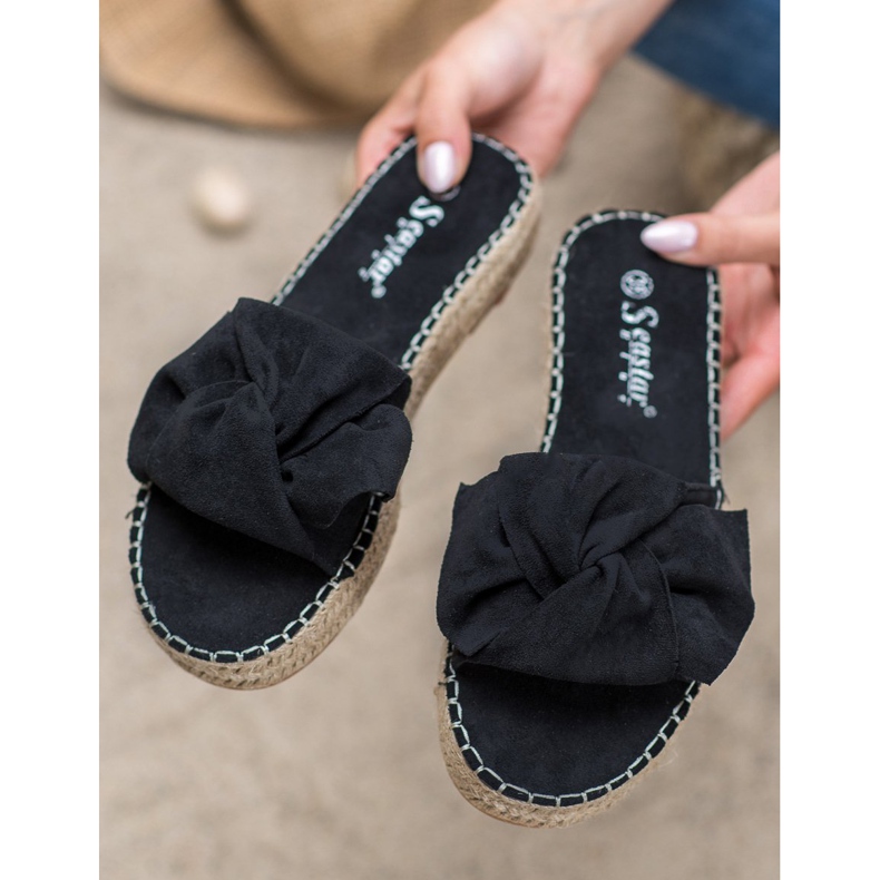 Seastar Espadrillas in camoscio nero 2