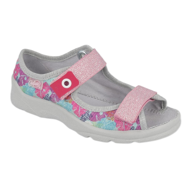 Scarpe per bambini Befado 969X149 rosa grigio multicolore 1