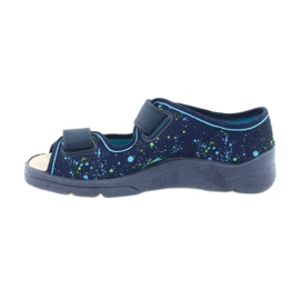 Scarpe per bambini Befado 869Y142 blu navy multicolore verde 2