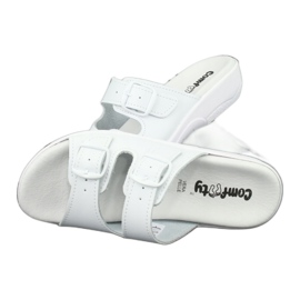 Pantofole profilattiche bianche Comfooty Carolina bianco 4